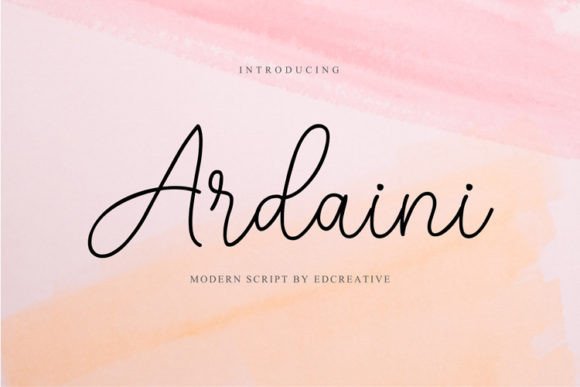 Ardaini: The Font That Helps Your Business Look Elegant and Consistent