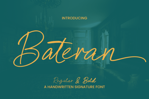 Bateran: A Premium Font for Creative Makers