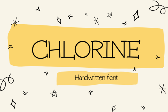 Chlorine: The Handwritten Font That Brings Your Products to Life