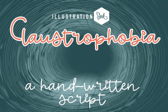 Claustrophobia: A Handwritten Font for Marketing & Content Design
