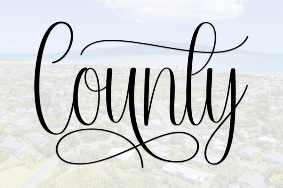 County: The Handwritten Font Designed to Stop the Scroll