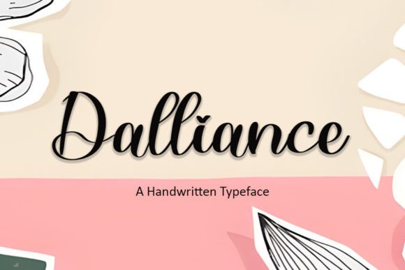 Dalliance: A Versatile Handwritten Font for Web Design