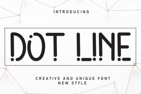 Dot Line Font: Crafting Connections with Handwritten Design
