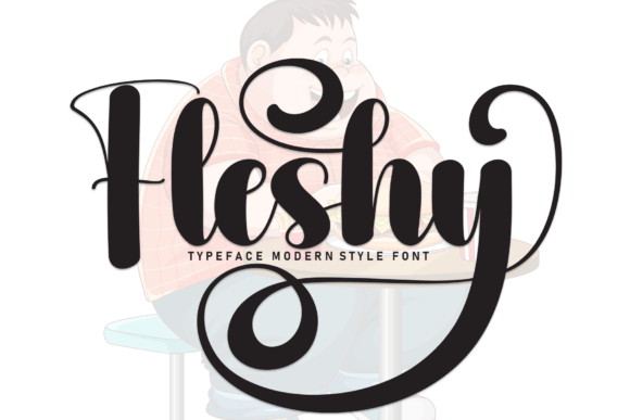 Fleshy: A Handwritten Font for Warm Marketing Communication