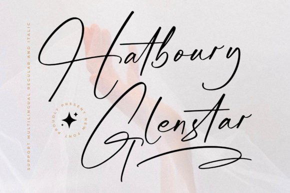 Hatboury Glenstar: A Modern Script Font for Marketing Success