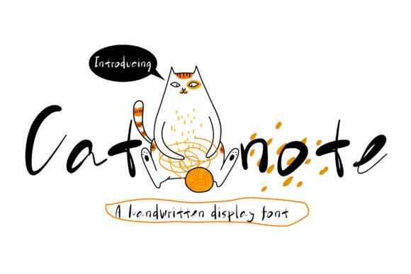 Introducing Catnote: A Playful Display Font for Editorial Design