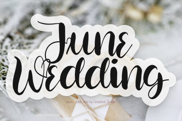 June Wedding: A Modern Script Font for Authentic Digital Design