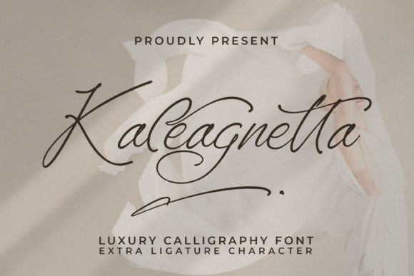 Kaleagnetta: A Luxury Font for Campaign Impact