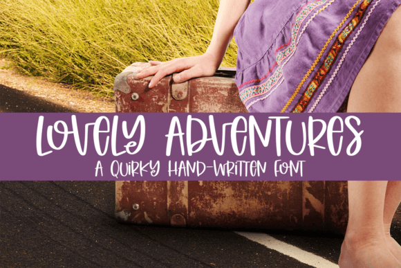 Lovely Adventures: A Handcrafted Typeface for Digital Designers