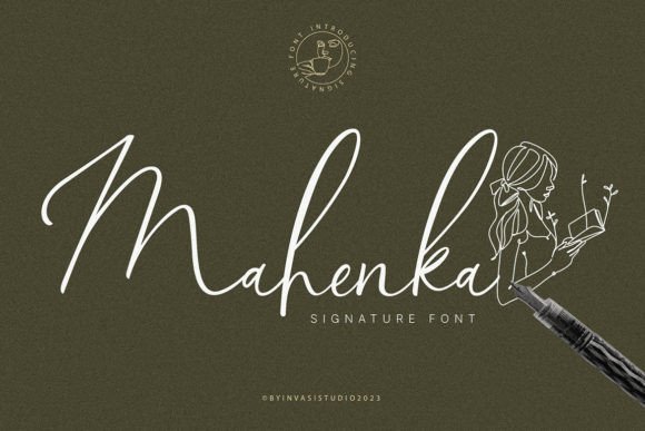 Mahenka: A Script Font Designed for Brand Elegance