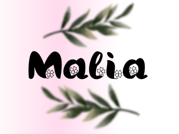 Malia: A Script Font for Moments of Quiet Confidence