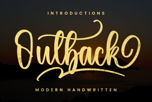 Outback: The Handwritten Font I Keep Returning To for Digital Projects