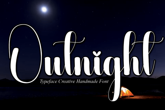 Outnight: A Designer Review of this Elegant Handwritten Font