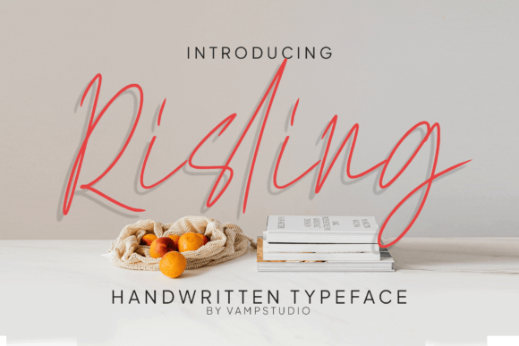 Risling: An Elegant Script Font for Elevated Business Branding