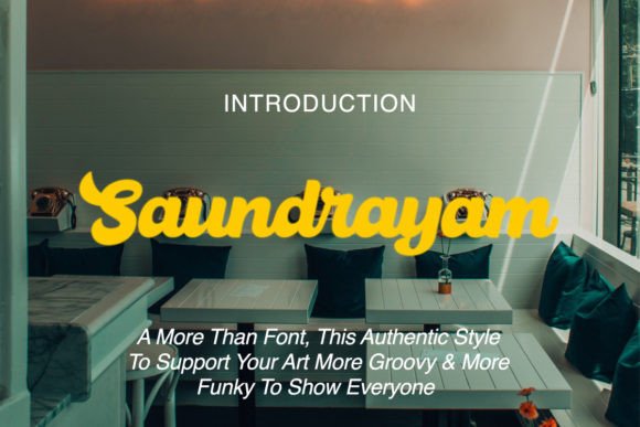 Saundrayam: The Retro Script Font for Digital Branding