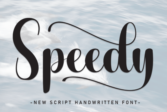 Speedy Font: A Friendly Handwritten Font for Modern Marketing