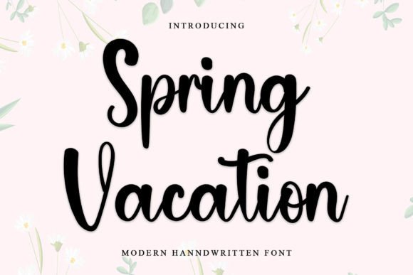 Spring Vacation: A Handwritten Font Built for Modern Web Design