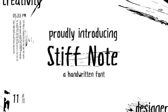 Stiff Note: A Handwritten Font for Standout Marketing