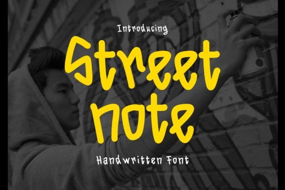 Street Note: A Handwritten Font for Authentic Digital Design