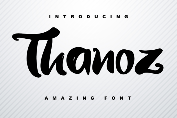 The Handwritten Charm of Thanoz Font for Your Creations