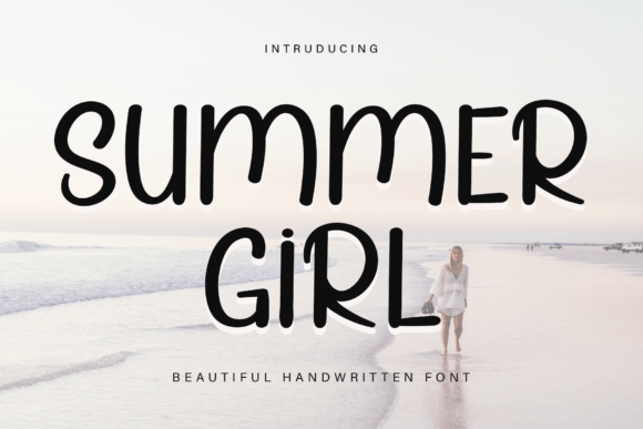 The Summer Girl Font: A Friendly Handwritten Typeface for Creative Brands