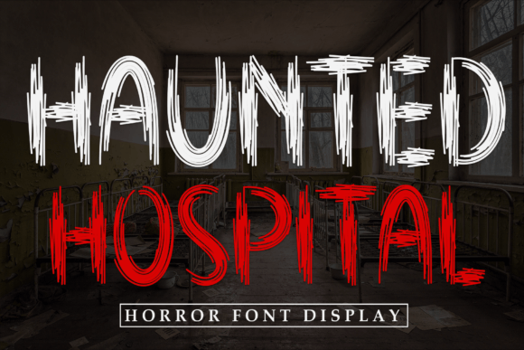 Using Haunted Hospital Font in Real Branding Projects