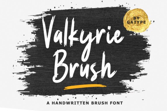 Using the Valkyrie Brush Font for Consistent Branding