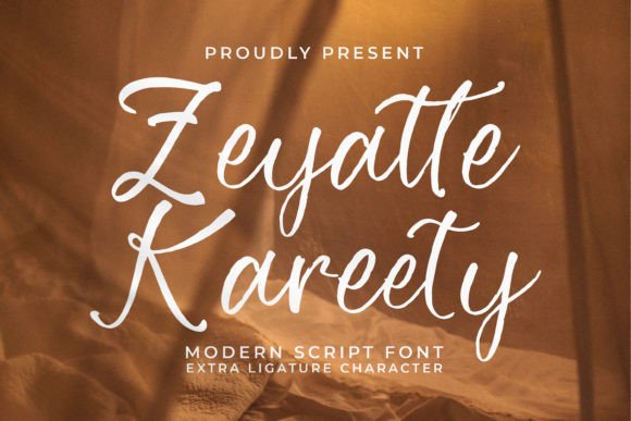 Zeyatte Kareety: An Elegant Handwritten Font for Modern Marketing